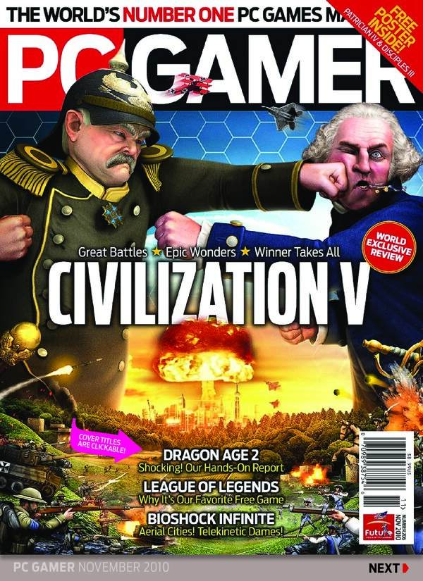 PC Gamer   206 (2010 11) cover